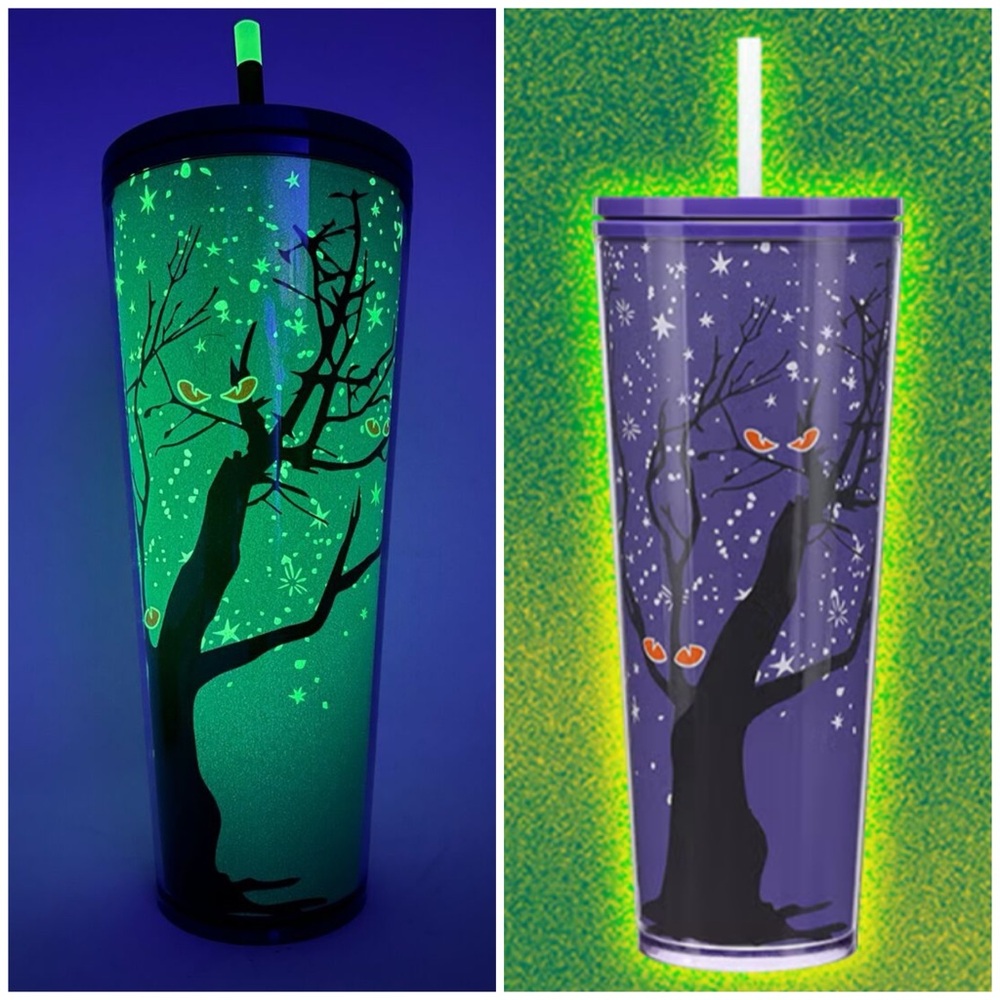 Starbucks Tree Glow in the Dark Venti Cold Cup (24 oz)